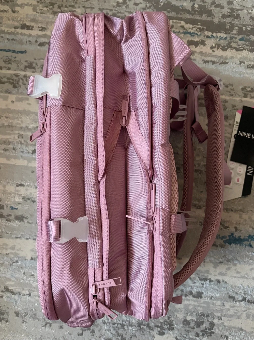 Nine West Travel Backpack Carry-On Bag 16.7x10x7.9 in